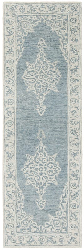 Safavieh Micro-Loop Mlp604M Blue / Light Blue Rugs.