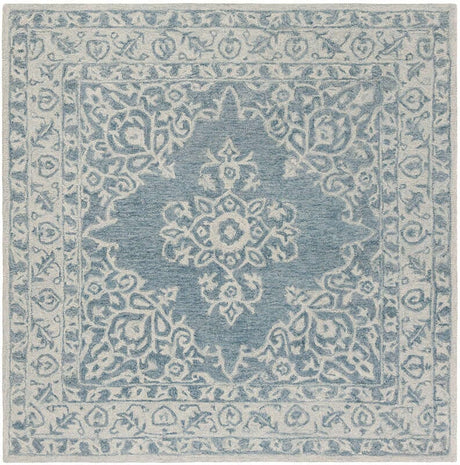 Safavieh Micro-Loop Mlp604M Blue / Light Blue Rugs.