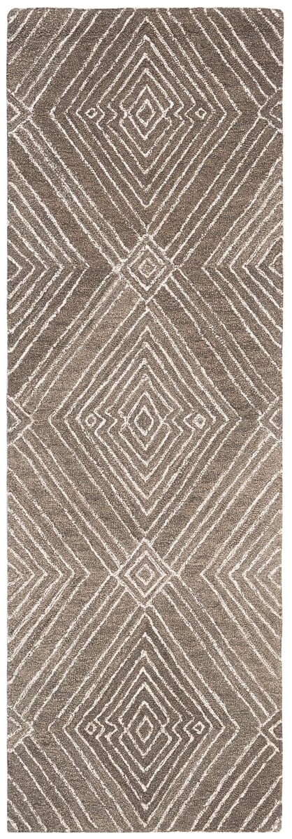 Safavieh Micro-Loop Mlp608F Dark Grey / Ivory Rugs.