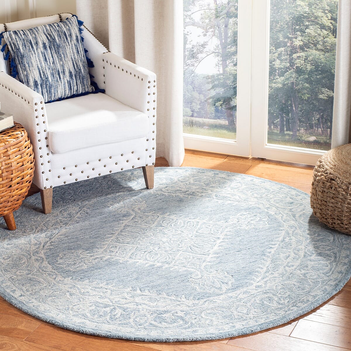 Safavieh Micro-Loop Mlp610F Grey Rugs.