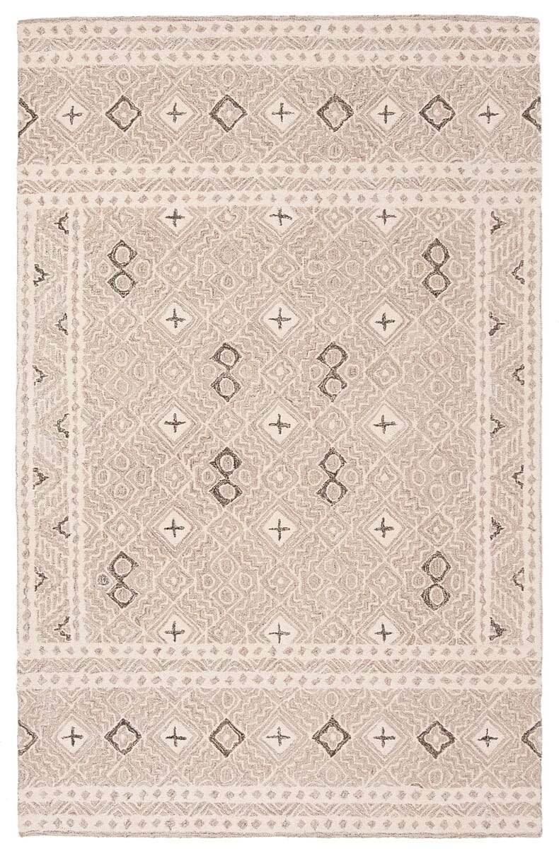 Safavieh Micro-Loop Mlp803F Grey / Ivory Rugs.