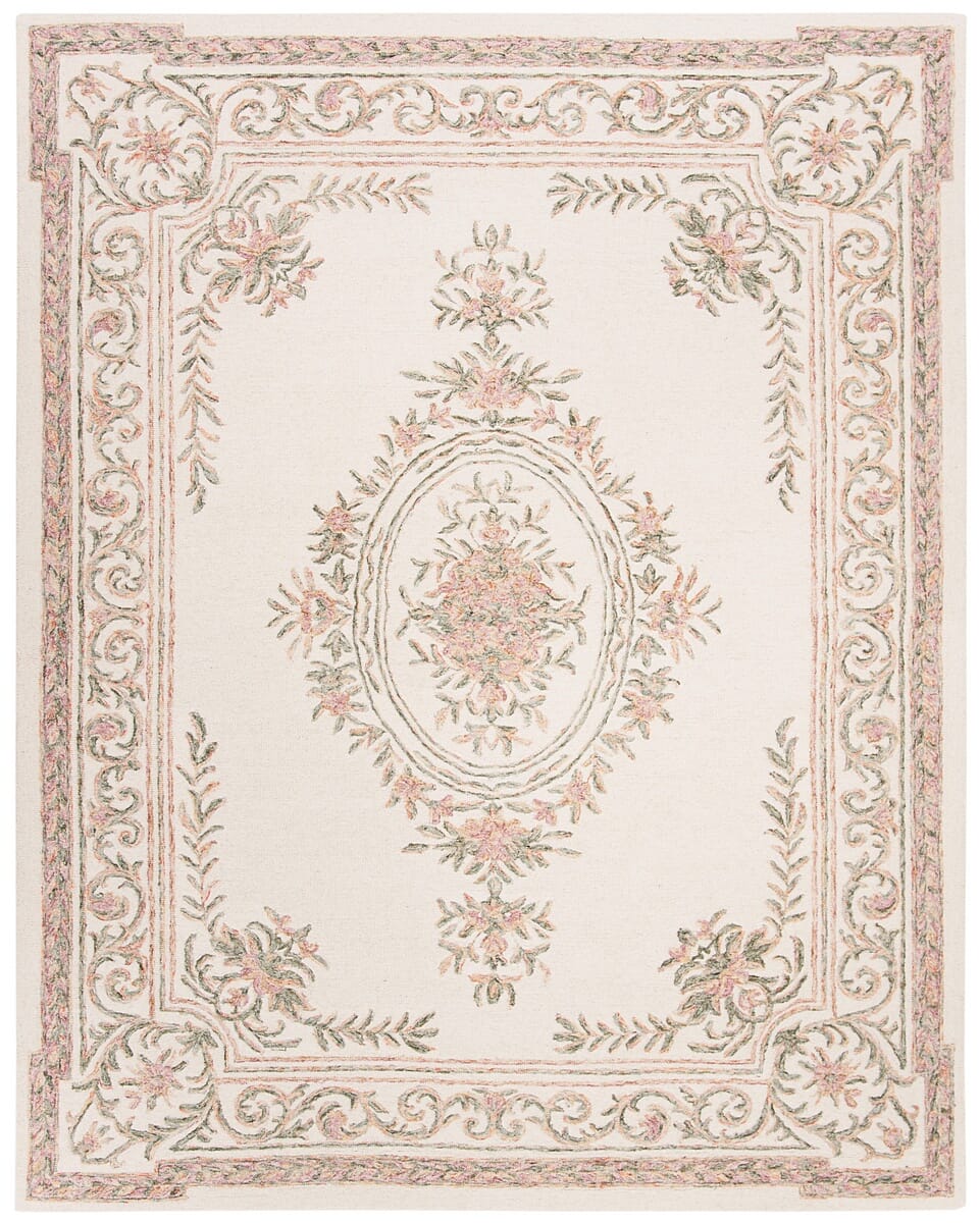 Safavieh Micro-Loop Mlp902R Ivory / Fuchsia Rugs.