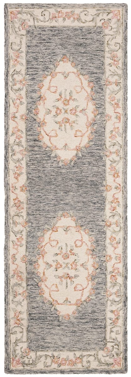 Safavieh Micro-Loop Mlp903F Grey / Ivory Rugs.