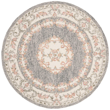 Safavieh Micro-Loop Mlp903F Grey / Ivory Rugs.