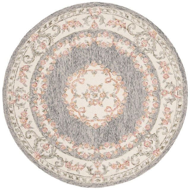 Safavieh Micro-Loop Mlp903F Grey / Ivory Rugs.