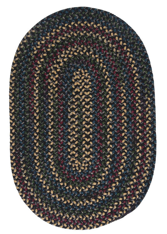 Colonial Mills Midnight Mn47 Carbon / Green / Multi Area Rug
