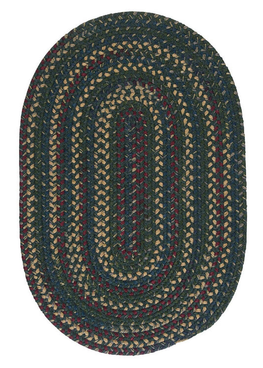 Colonial Mills Midnight Mn77 Deep Forest / Green / Multi Area Rug