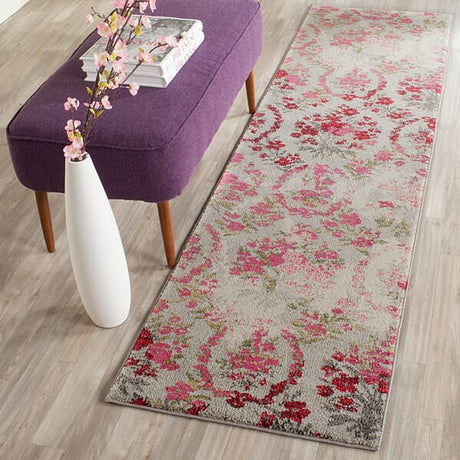 Safavieh Monaco Mnc205R Ivory / Pink Rugs.
