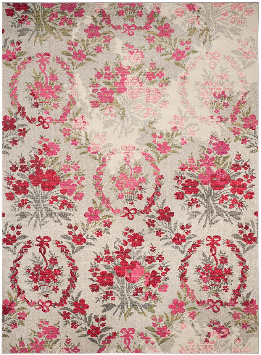 Safavieh Monaco Mnc205R Ivory / Pink Rugs.