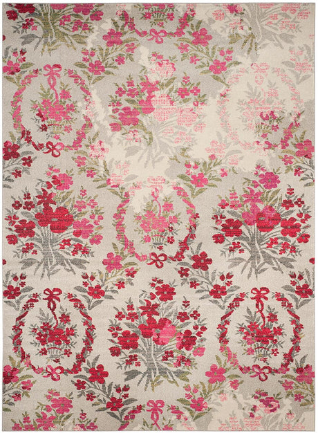 Safavieh Monaco Mnc205R Ivory / Pink Rugs.
