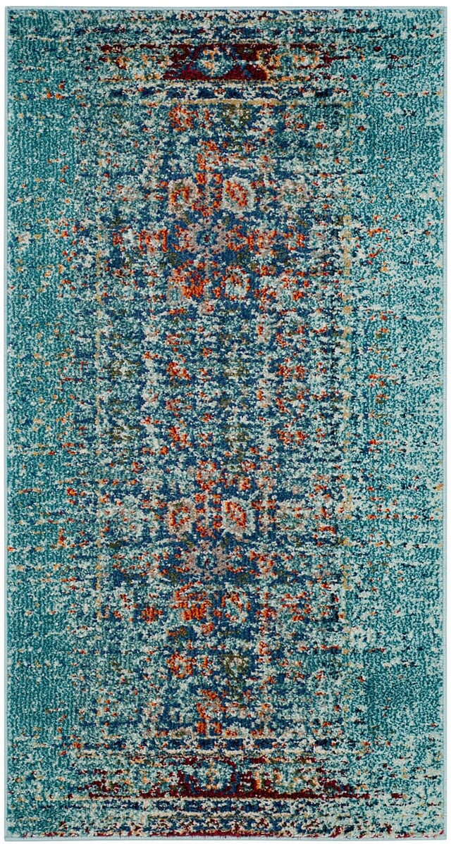 Safavieh Monaco Mnc208J Blue / Multi Rugs.