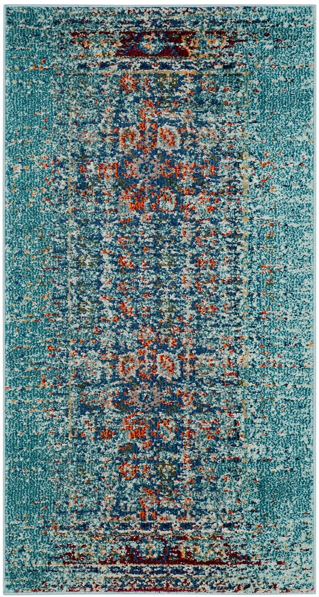 Safavieh Monaco Mnc208J Blue / Multi Rugs.