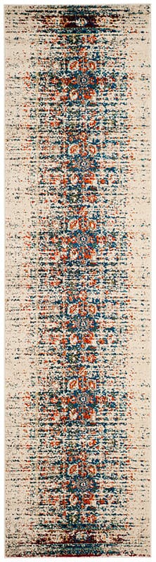 Safavieh Monaco Mnc208M Ivory / Blue Rugs.