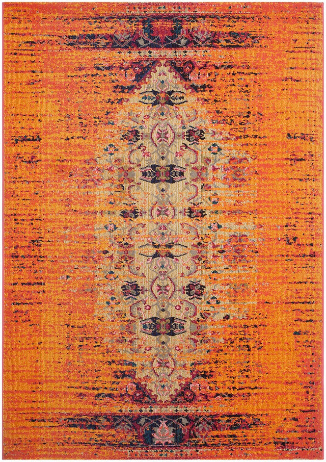 Safavieh Monaco Mnc209H Orange / Multi Rugs.