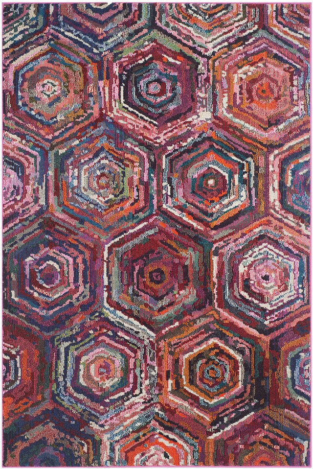 Safavieh Monaco Mnc224D Pink / Multi Rugs.
