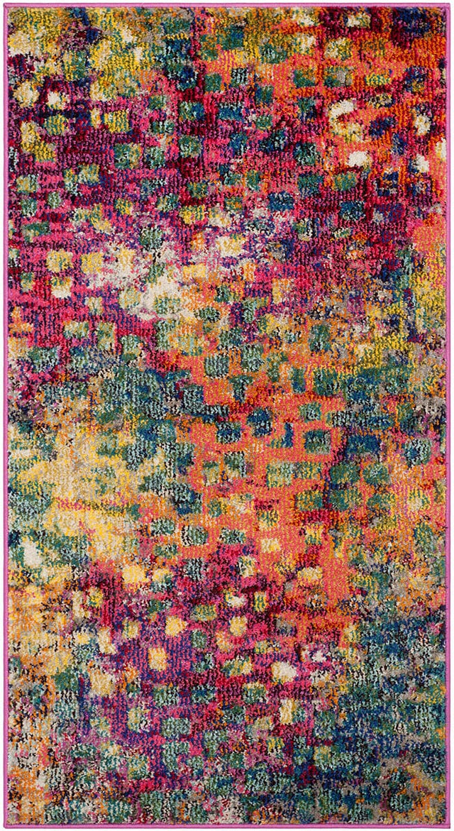 Safavieh Monaco Mnc225D Pink / Multi Rugs.