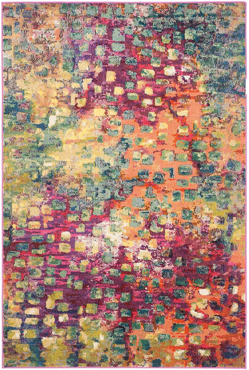Safavieh Monaco Mnc225D Pink / Multi Rugs.