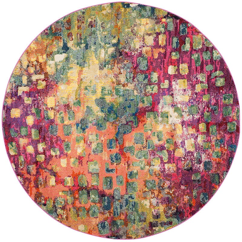 Safavieh Monaco Mnc225D Pink / Multi Rugs.