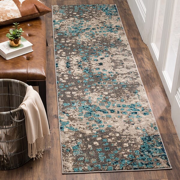 Safavieh Monaco Mnc225E Grey / Light Blue Rugs.