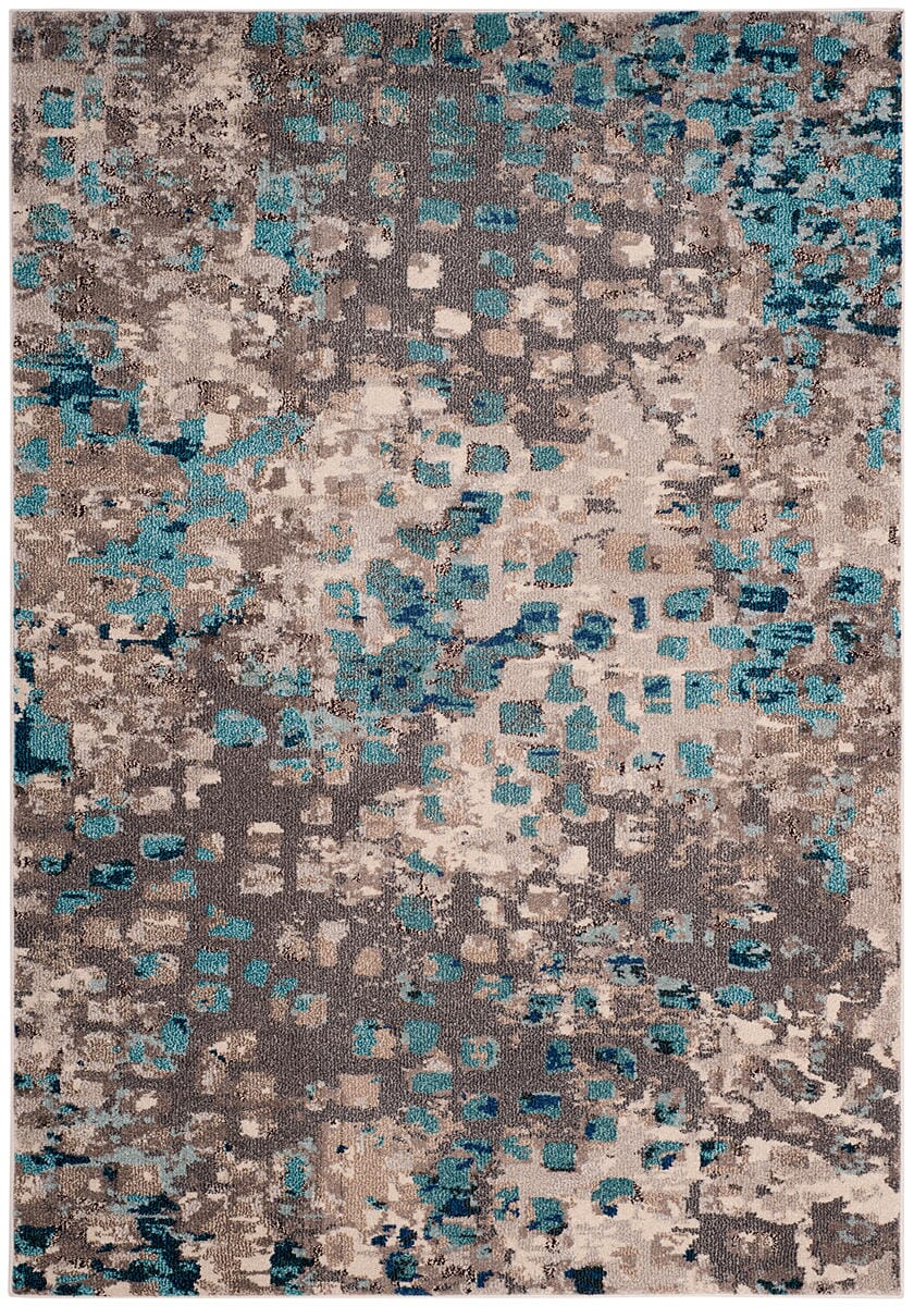 Safavieh Monaco Mnc225E Grey / Light Blue Rugs.