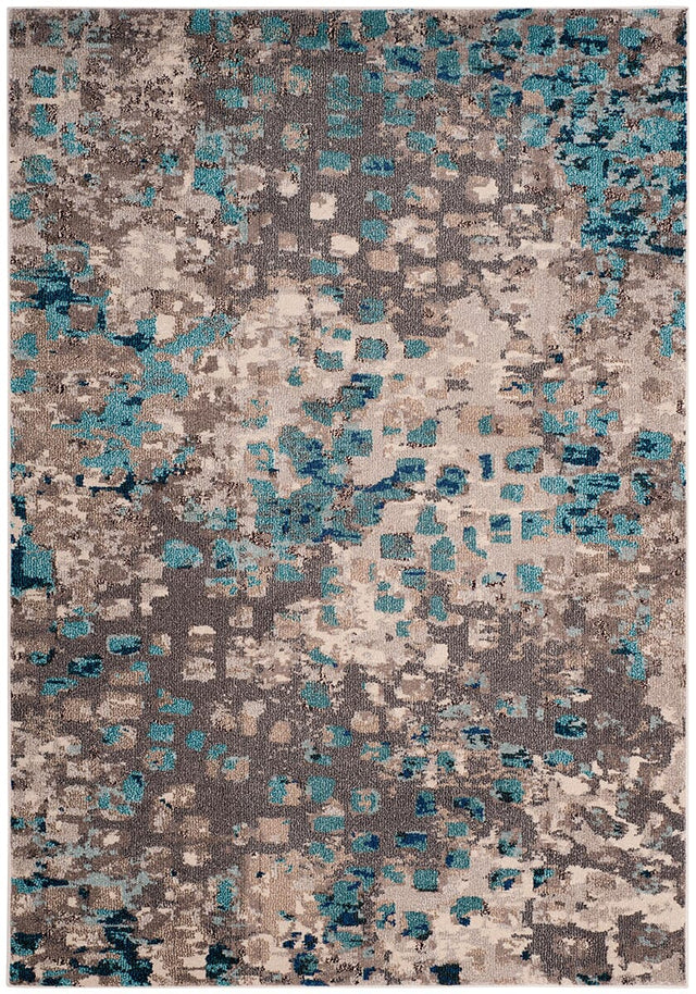 Safavieh Monaco Mnc225E Grey / Light Blue Rugs.