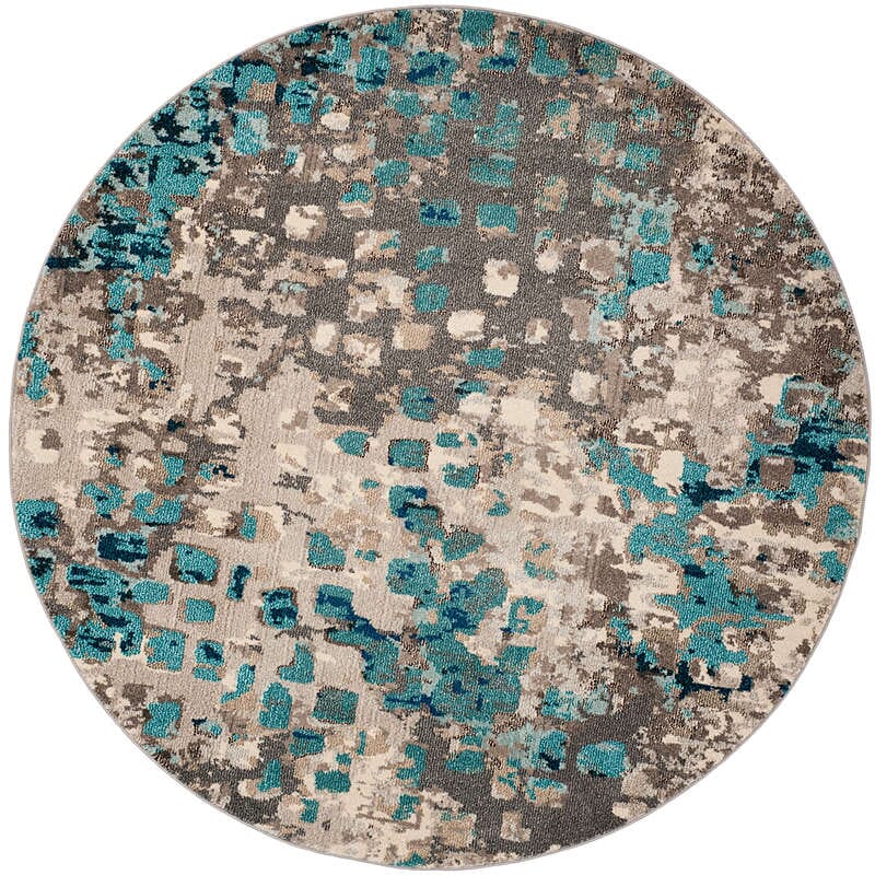 Safavieh Monaco Mnc225E Grey / Light Blue Rugs.