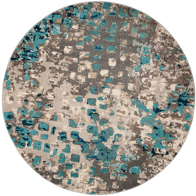 Safavieh Monaco Mnc225E Grey / Light Blue Rugs.
