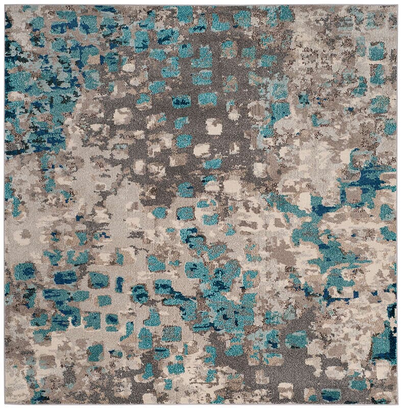 Safavieh Monaco Mnc225E Grey / Light Blue Rugs.