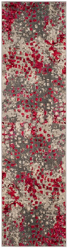Safavieh Monaco Mnc225R Grey / Fuchsia Rugs.