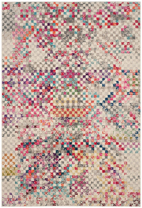 Safavieh Monaco Mnc241G Grey / Multi Rugs.
