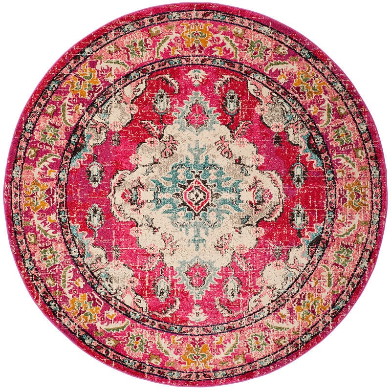 Safavieh Monaco Mnc243D Pink / Multi Rugs.