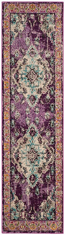 Safavieh Monaco Mnc243L Violet/Light Blue Rug.