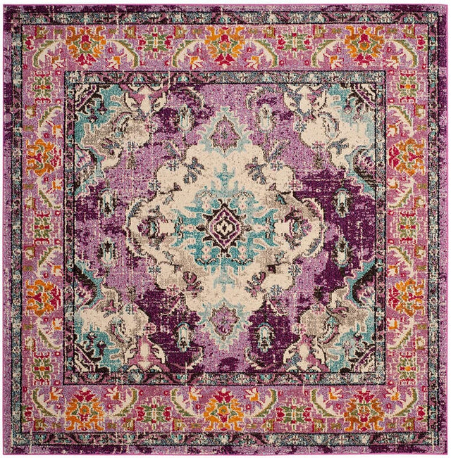 Safavieh Monaco Mnc243L Violet/Light Blue Rug.