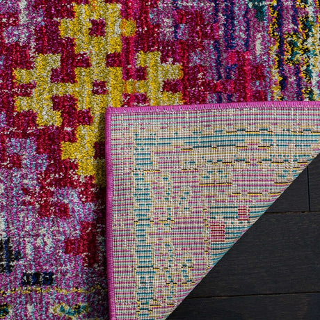 Safavieh Monaco Mnc244P Purple / Multi Rugs.