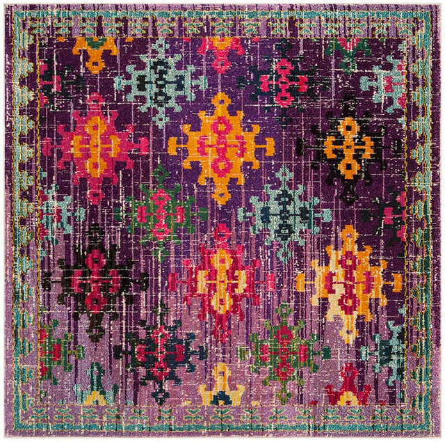 Safavieh Monaco Mnc244P Purple / Multi Rugs.