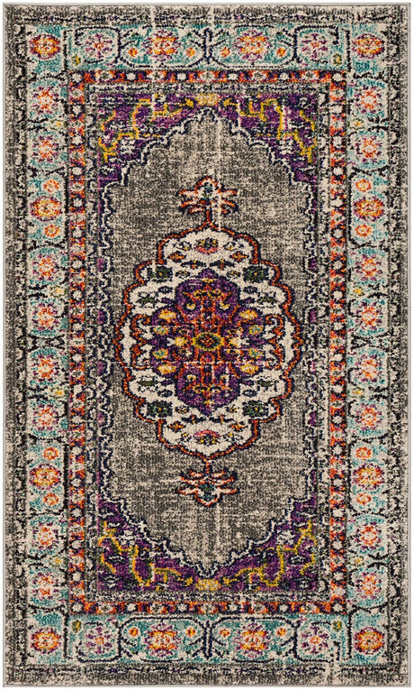 Safavieh Monaco Mnc246L Violet / Light Blue Rugs.