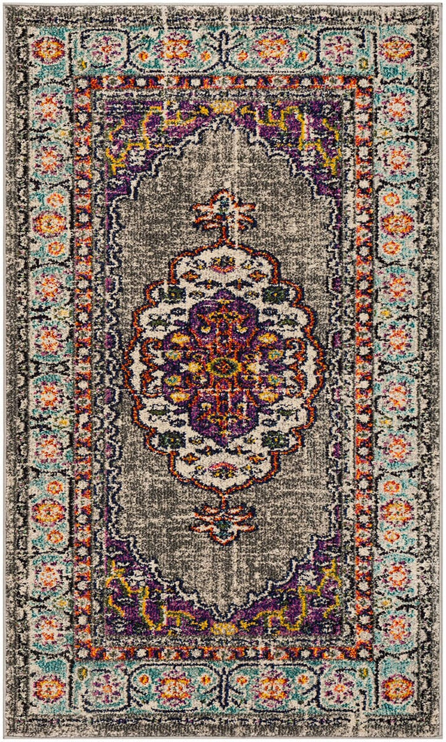 Safavieh Monaco Mnc246L Violet / Light Blue Rugs.