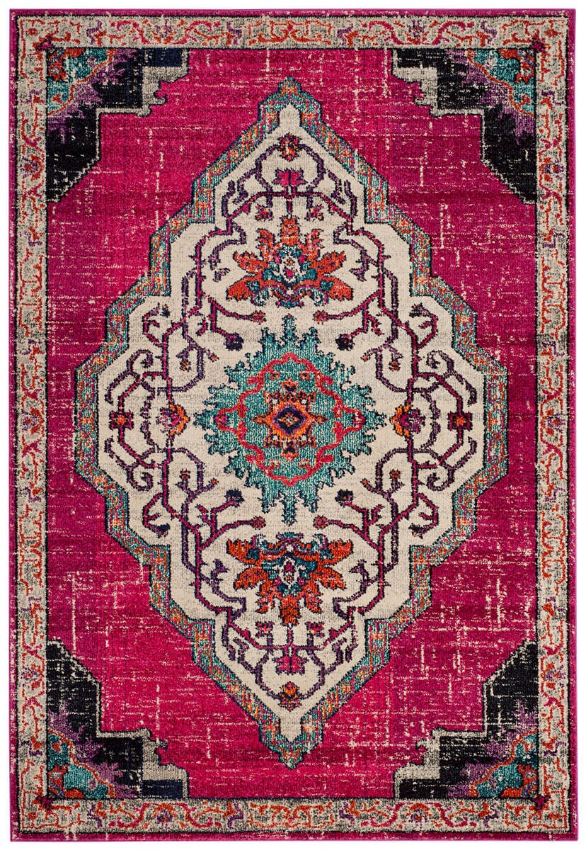 Safavieh Monaco Mnc254D Pink / Multi Rugs.