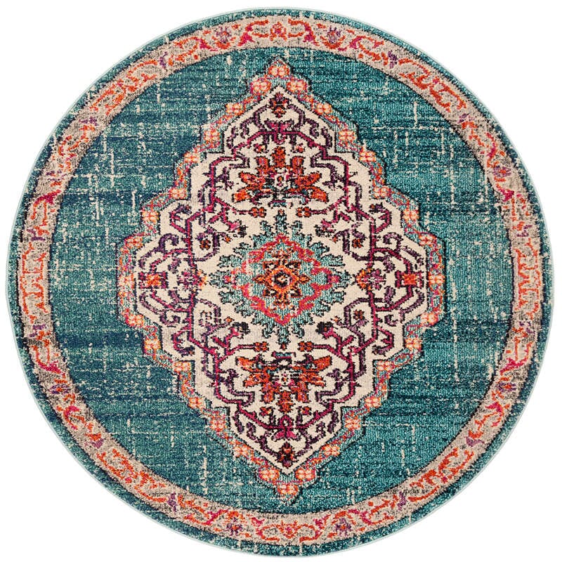 Safavieh Monaco Mnc254J Blue / Multi Rugs.