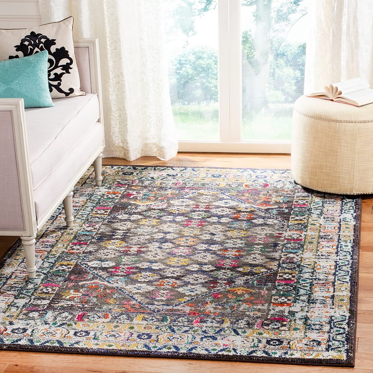Safavieh Monaco Mnc255T Brown / Grey Rugs.