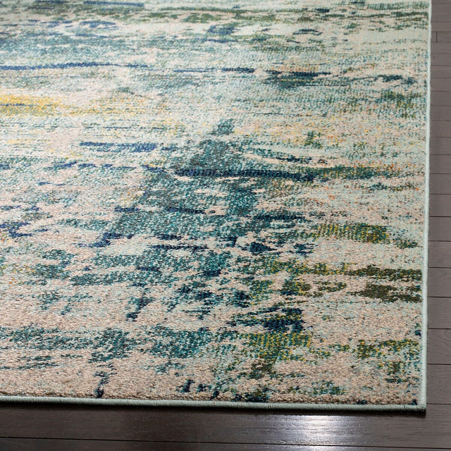 Safavieh Monaco Mnc259M Blue / Grey Rugs.