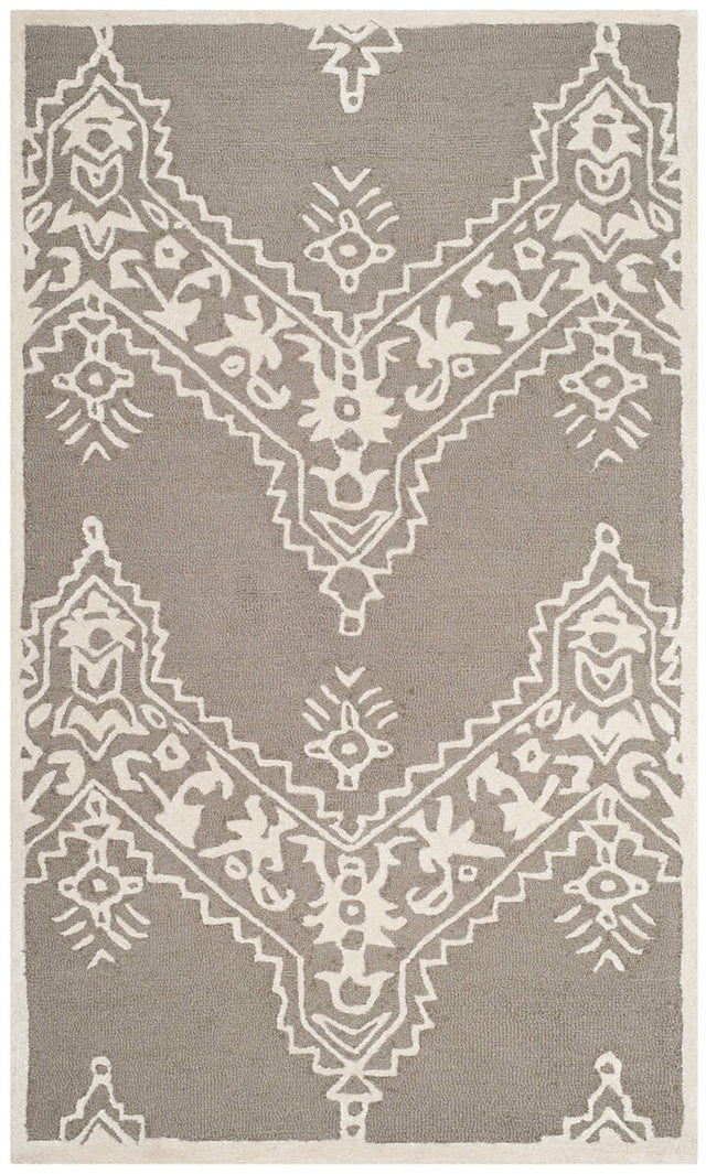 Safavieh Manchester Mnh523A Grey / Ivory Rugs.