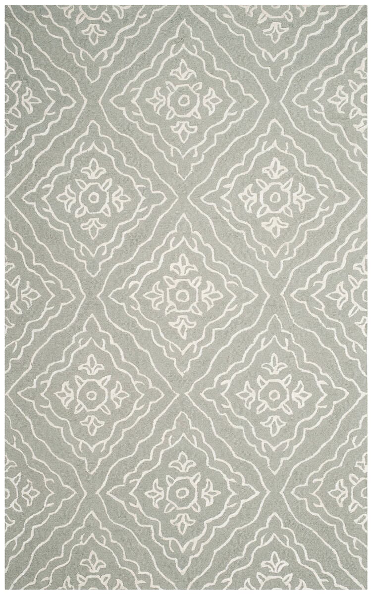 Safavieh Manchester Mnh524A Slate / Ivory Rugs.