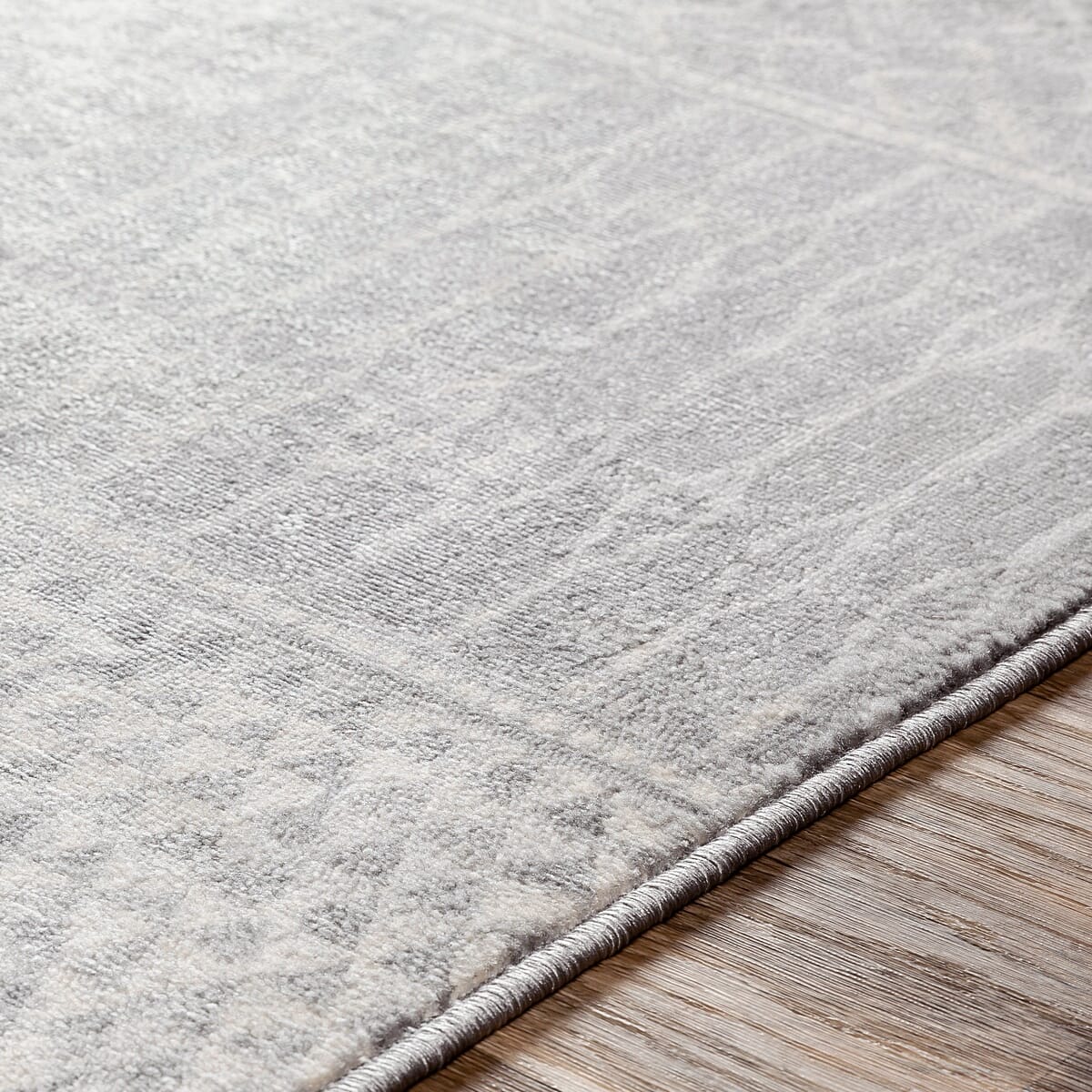Surya Monaco Moc-2304 Silver Gray, Medium Gray, Cream Rugs.