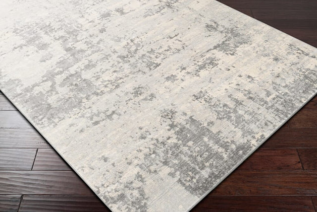 Surya Monaco Moc-2311 Silver Gray, Medium Gray, Cream Rugs.