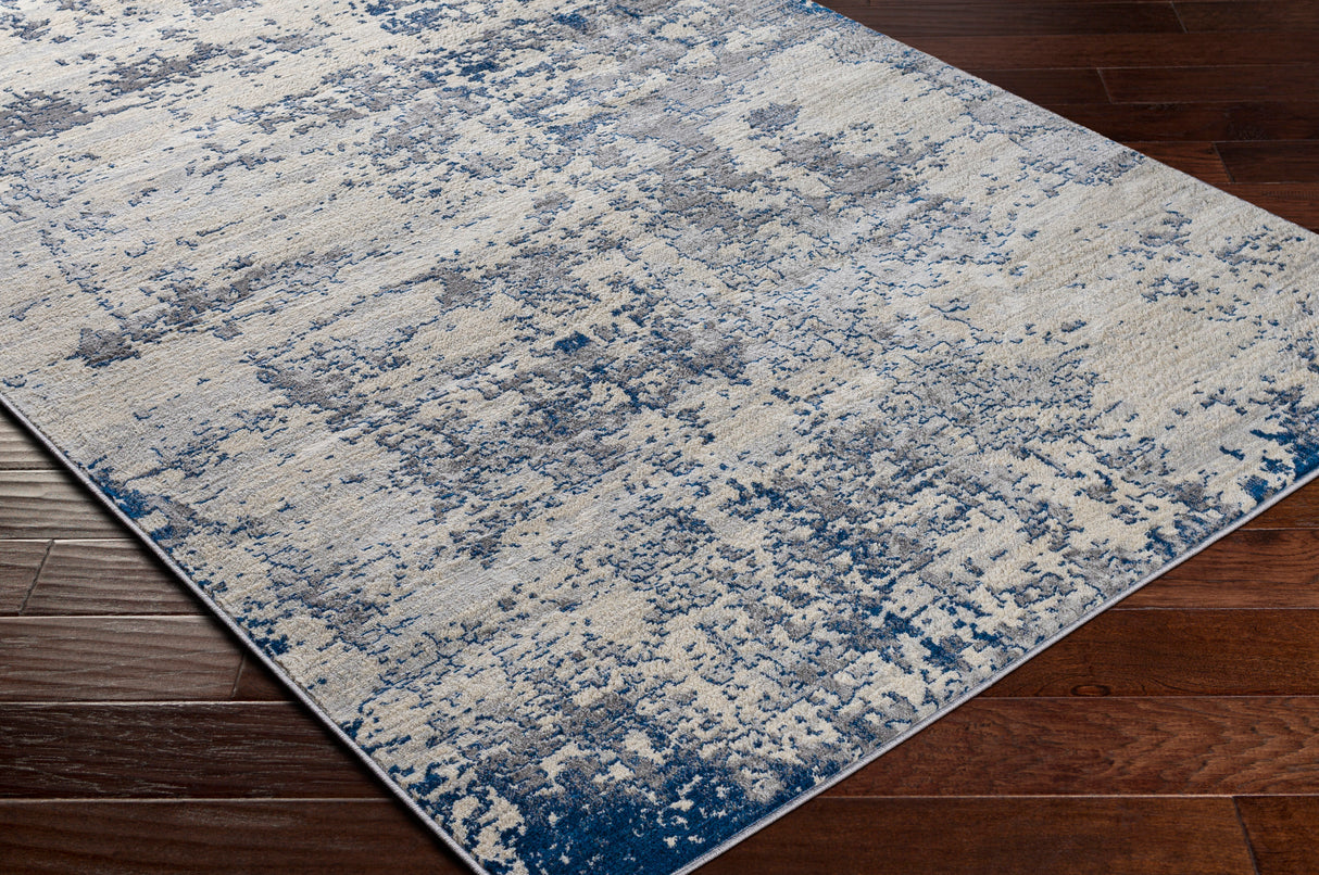 Surya Monaco Moc-2333 Blue, Charcoal Rug.