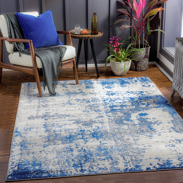 Surya Monaco Moc-2334 Blue, Light Blue Rug.