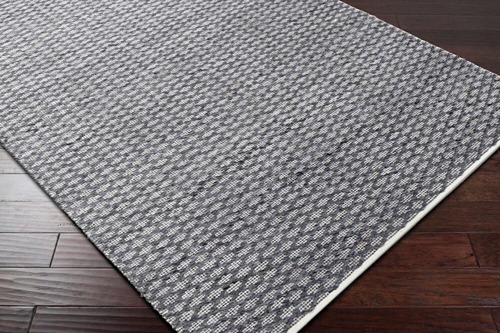 Surya Modena Moe-1000 Light Gray, Charcoal, Cream Rugs.