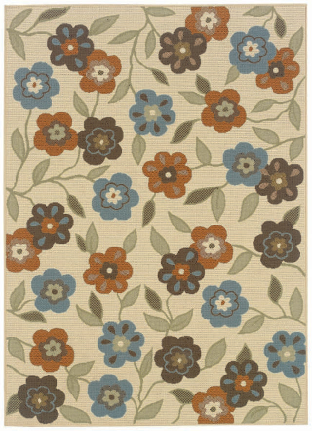 Oriental Weavers Sphinx Montego 2267y Ivory / Brown Rugs.