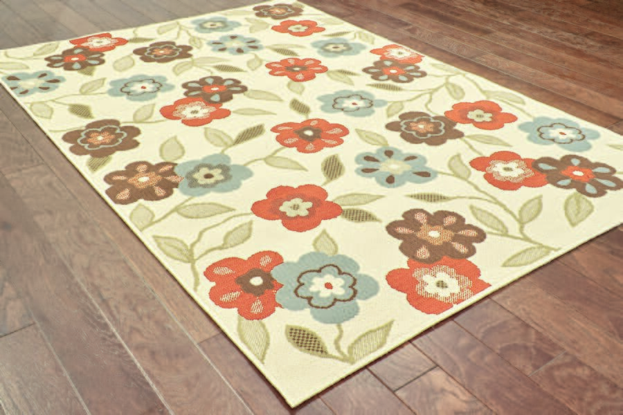 Oriental Weavers Sphinx Montego 2267y Ivory / Brown Rugs.